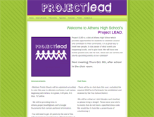 Tablet Screenshot of ahsprojectlead.weebly.com