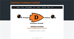 Desktop Screenshot of chieftainfreshmanfootball.weebly.com