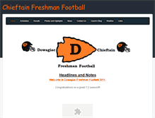 Tablet Screenshot of chieftainfreshmanfootball.weebly.com