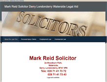 Tablet Screenshot of markreidsolicitor.weebly.com