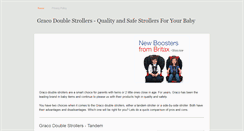 Desktop Screenshot of gracodoublestrollers.weebly.com