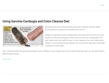 Tablet Screenshot of garcinia-cambogia-and-colon-cleanse.weebly.com