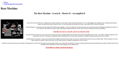 Desktop Screenshot of beatmachine.weebly.com