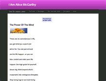 Tablet Screenshot of alice-mccarthy.weebly.com