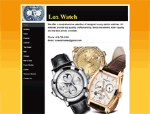 Tablet Screenshot of luxwatch.weebly.com