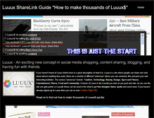 Tablet Screenshot of luuux.weebly.com