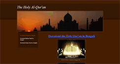 Desktop Screenshot of download-bangla-quran-sharif.weebly.com