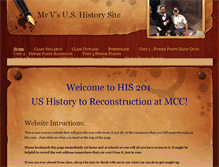 Tablet Screenshot of mrvhistory.weebly.com