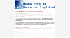 Desktop Screenshot of makemoneyinrecession.weebly.com