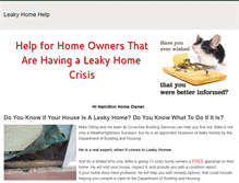 Tablet Screenshot of leakyhome.weebly.com