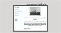 Desktop Screenshot of hannemanheritage.weebly.com