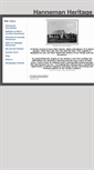 Mobile Screenshot of hannemanheritage.weebly.com