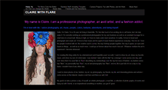 Desktop Screenshot of clairewithflare.weebly.com