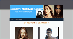 Desktop Screenshot of melinasmodelingagency.weebly.com