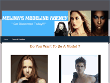 Tablet Screenshot of melinasmodelingagency.weebly.com