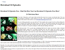 Tablet Screenshot of download24episodes.weebly.com