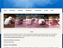 Tablet Screenshot of nightskysrabbitry.weebly.com