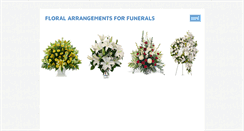 Desktop Screenshot of floralarrangementsforfunerals.weebly.com