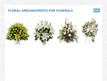 Tablet Screenshot of floralarrangementsforfunerals.weebly.com