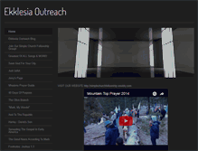 Tablet Screenshot of ekklesiaoutreach.weebly.com