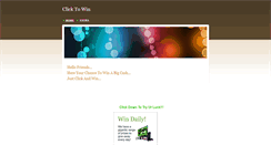 Desktop Screenshot of clicktowin.weebly.com
