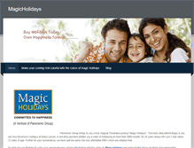 Tablet Screenshot of magicholidays.weebly.com