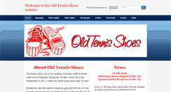 Desktop Screenshot of old-tennis-shoes.weebly.com