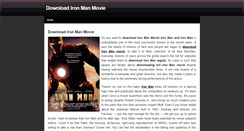 Desktop Screenshot of downloadiron-man-movie.weebly.com