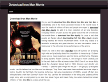Tablet Screenshot of downloadiron-man-movie.weebly.com