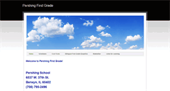 Desktop Screenshot of pershingfirstgrade.weebly.com
