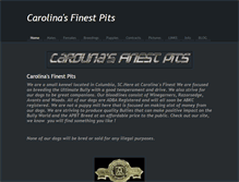 Tablet Screenshot of carolinasfinestpits.weebly.com