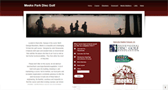 Desktop Screenshot of meeksdiscgolf.weebly.com