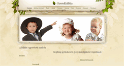 Desktop Screenshot of gyerekbiblia.weebly.com