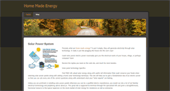 Desktop Screenshot of homemadesolarenergy.weebly.com