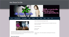 Desktop Screenshot of alexsharpefansite.weebly.com