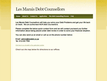 Tablet Screenshot of lesdebt.weebly.com