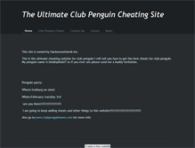Tablet Screenshot of clubpenguincrowd.weebly.com