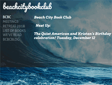 Tablet Screenshot of beachcitybookclub.weebly.com
