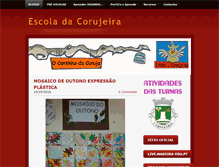 Tablet Screenshot of escoladacorujeira.weebly.com