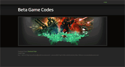 Desktop Screenshot of betagamecodes.weebly.com