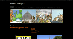 Desktop Screenshot of fortrosehistorys1.weebly.com