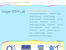 Tablet Screenshot of coopertech.weebly.com