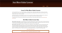 Desktop Screenshot of jazzbluesguitarlessons.weebly.com