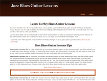 Tablet Screenshot of jazzbluesguitarlessons.weebly.com