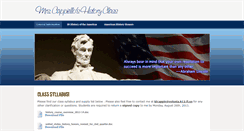 Desktop Screenshot of cappielloshistoryclass.weebly.com
