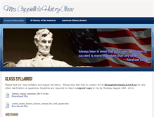 Tablet Screenshot of cappielloshistoryclass.weebly.com
