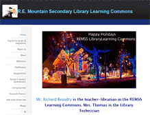 Tablet Screenshot of mountainlibrary.weebly.com