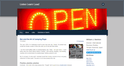 Desktop Screenshot of listenlearnlead.weebly.com