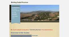 Desktop Screenshot of birdingcadizprovince.weebly.com