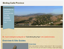 Tablet Screenshot of birdingcadizprovince.weebly.com